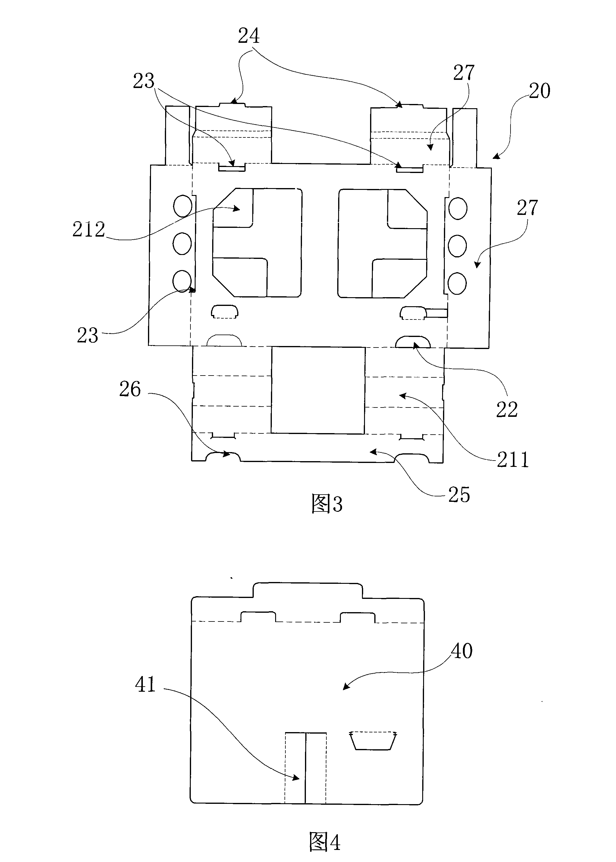 Full paper packaging box of flat panel display and manufacturing method thereof