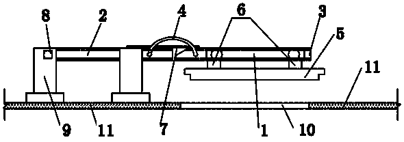 Ceiling finished product access hole device capable of being opened and closed