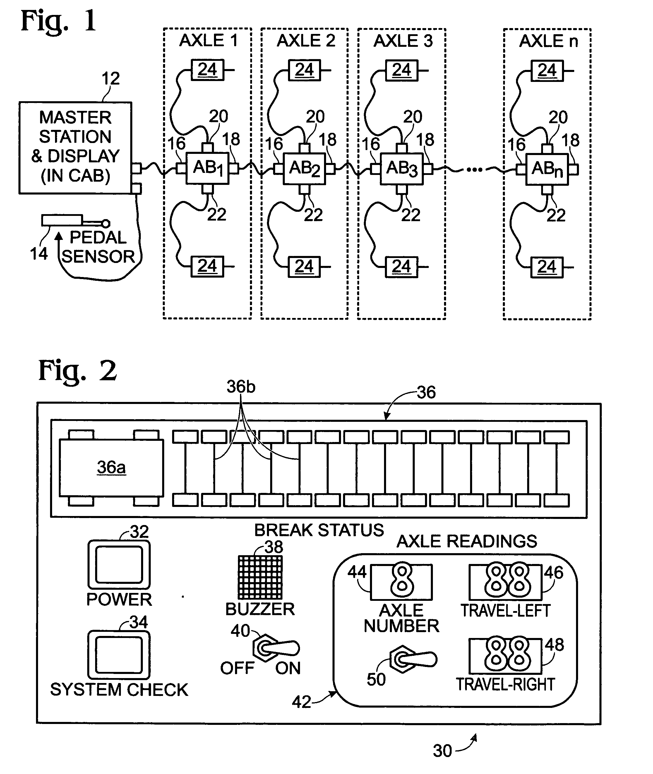 Brake monitoring system for heavy vehicles