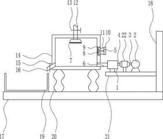 Drying device for human whey powder production process