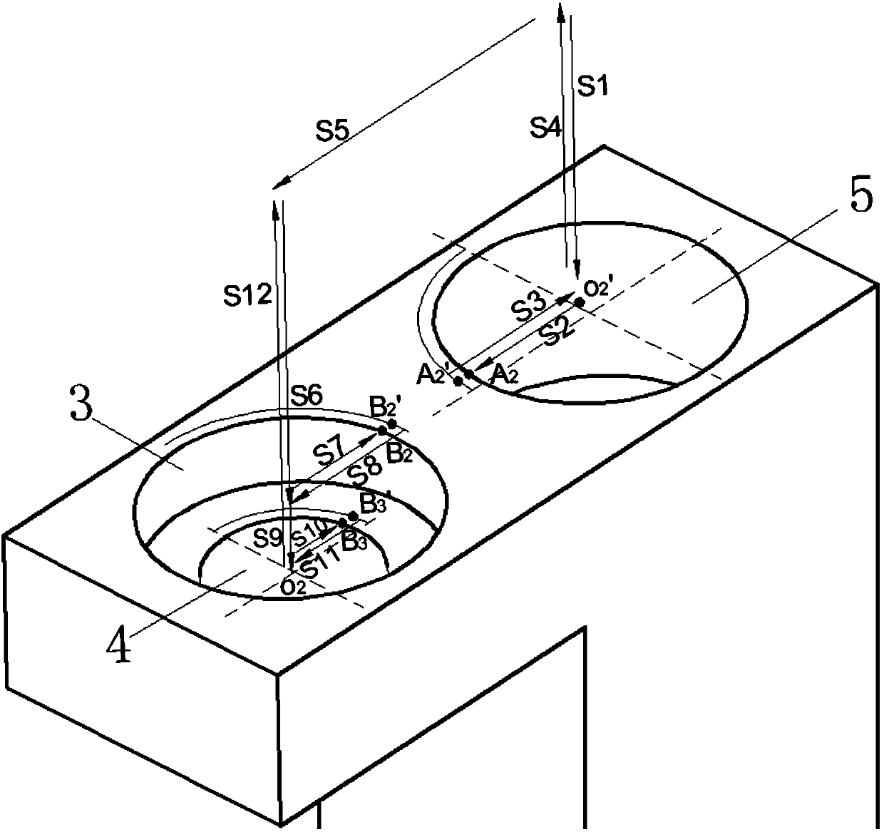 Calibrating device and calibrating method for contact online detection system of lathe