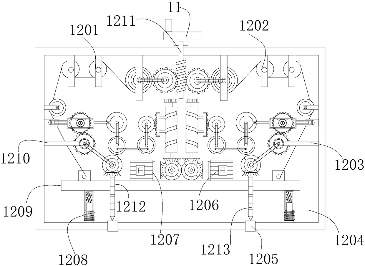 Petroleum pipeline installing device used under different geological conditions