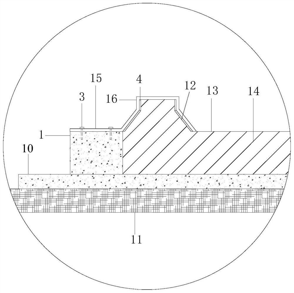 Cast-in-place reinforced concrete pool bottom formwork system and construction method