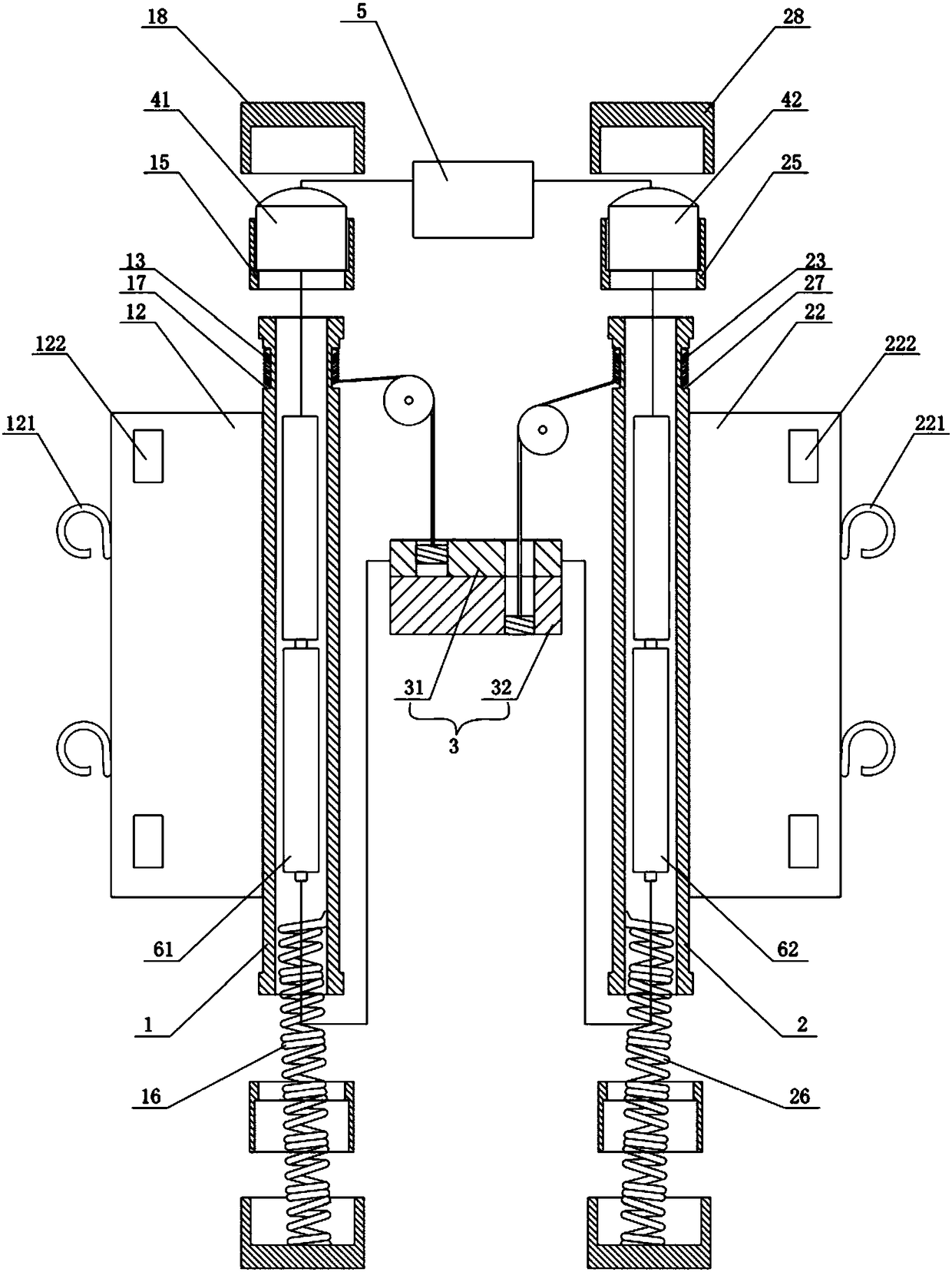 Cabinet sign alarm device