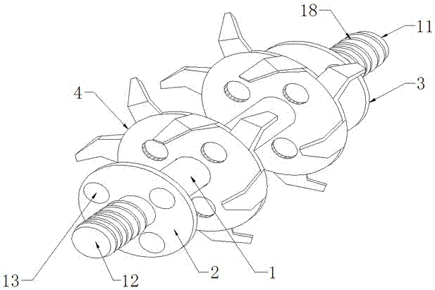 Special rotation cutter for pulverizer