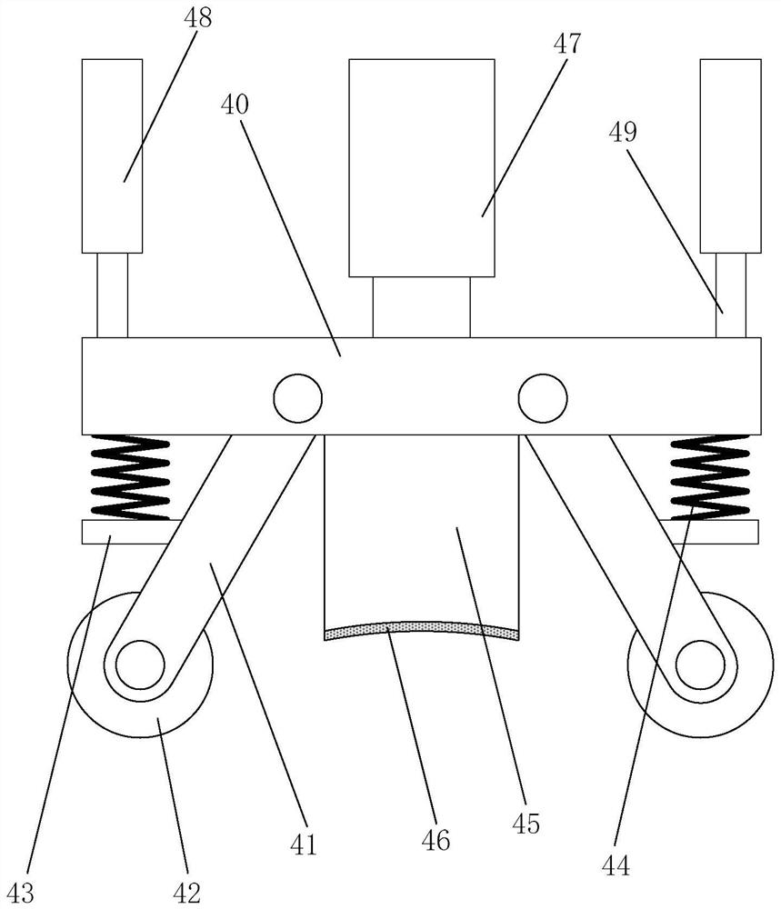 Suspension conveying type automatic coating system