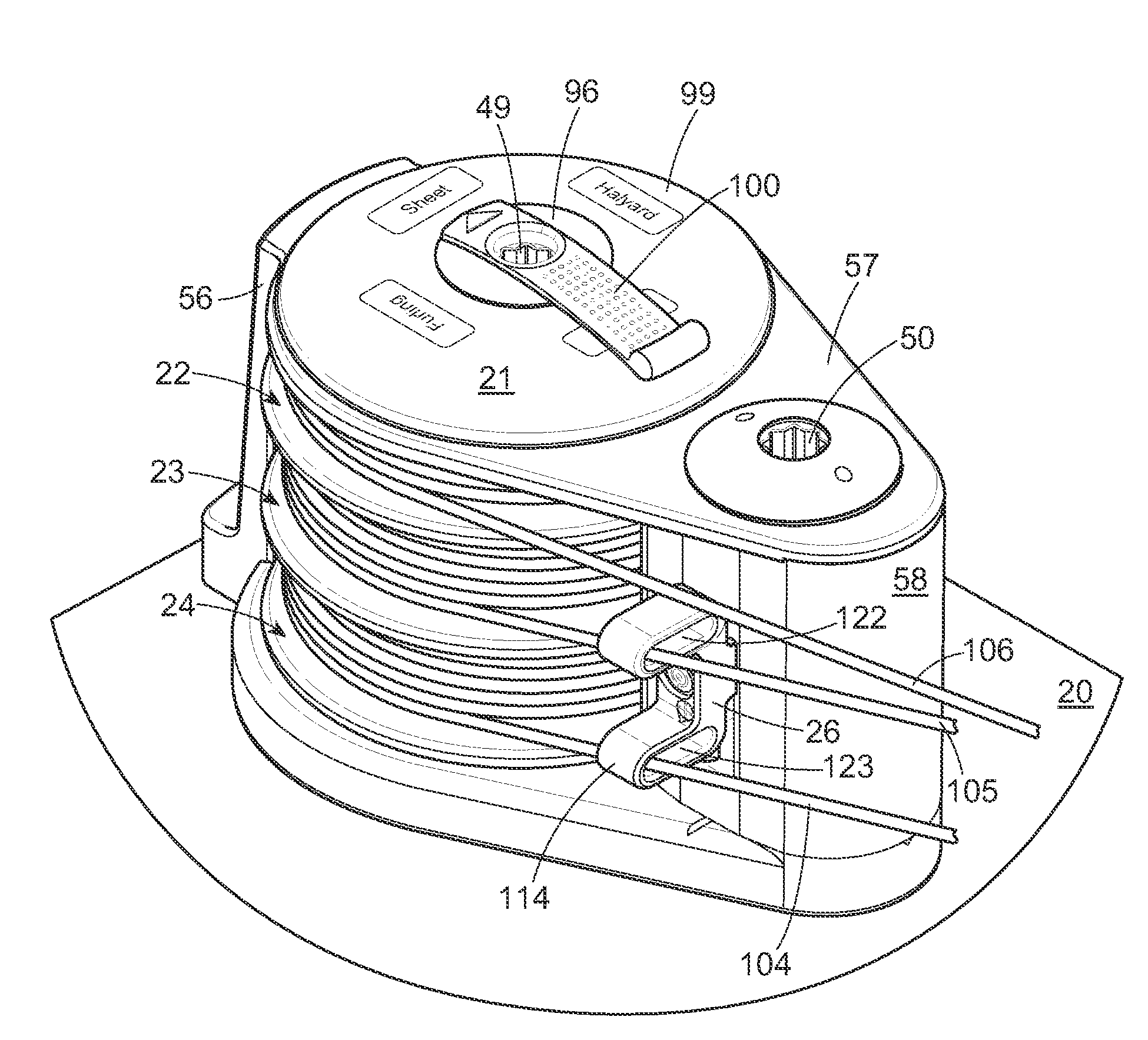 Multi-line, multi-function yacht winch