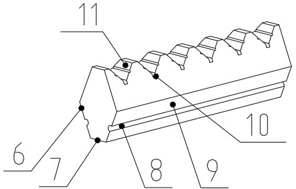 Tool clamp for machining prism and application method of tool clamp