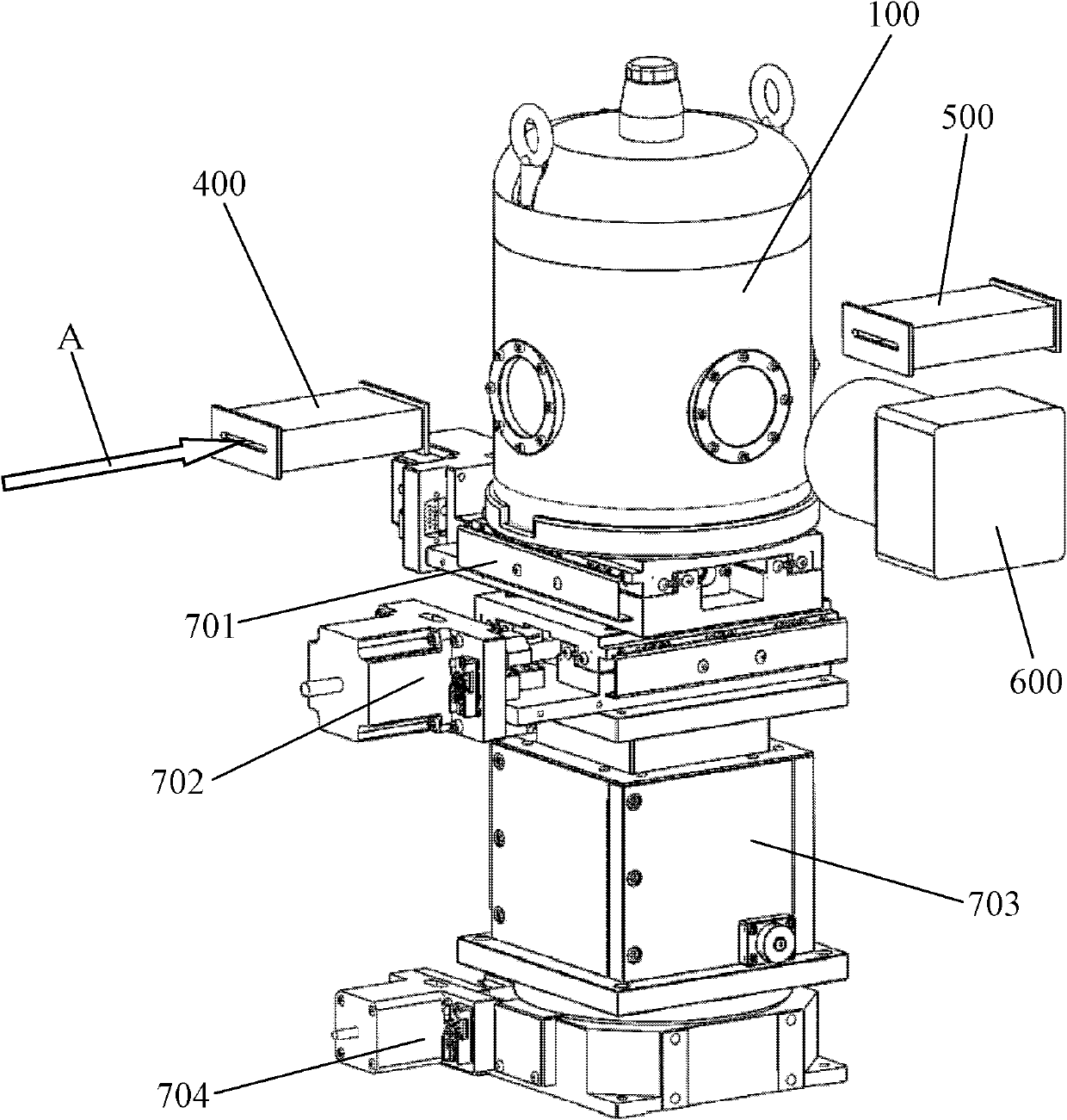 High-temperature fused salt synchrotron radiation in-situ research device