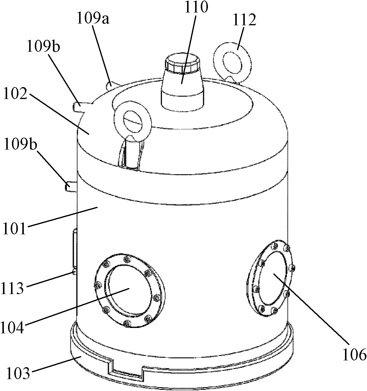 High-temperature fused salt synchrotron radiation in-situ research device