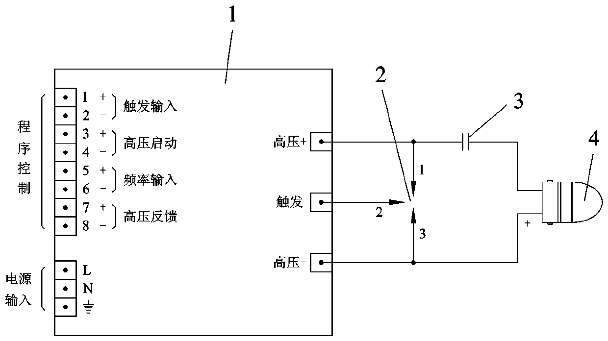 High voltage switch and shock wave lithotripter and shock wave therapy apparatus using it