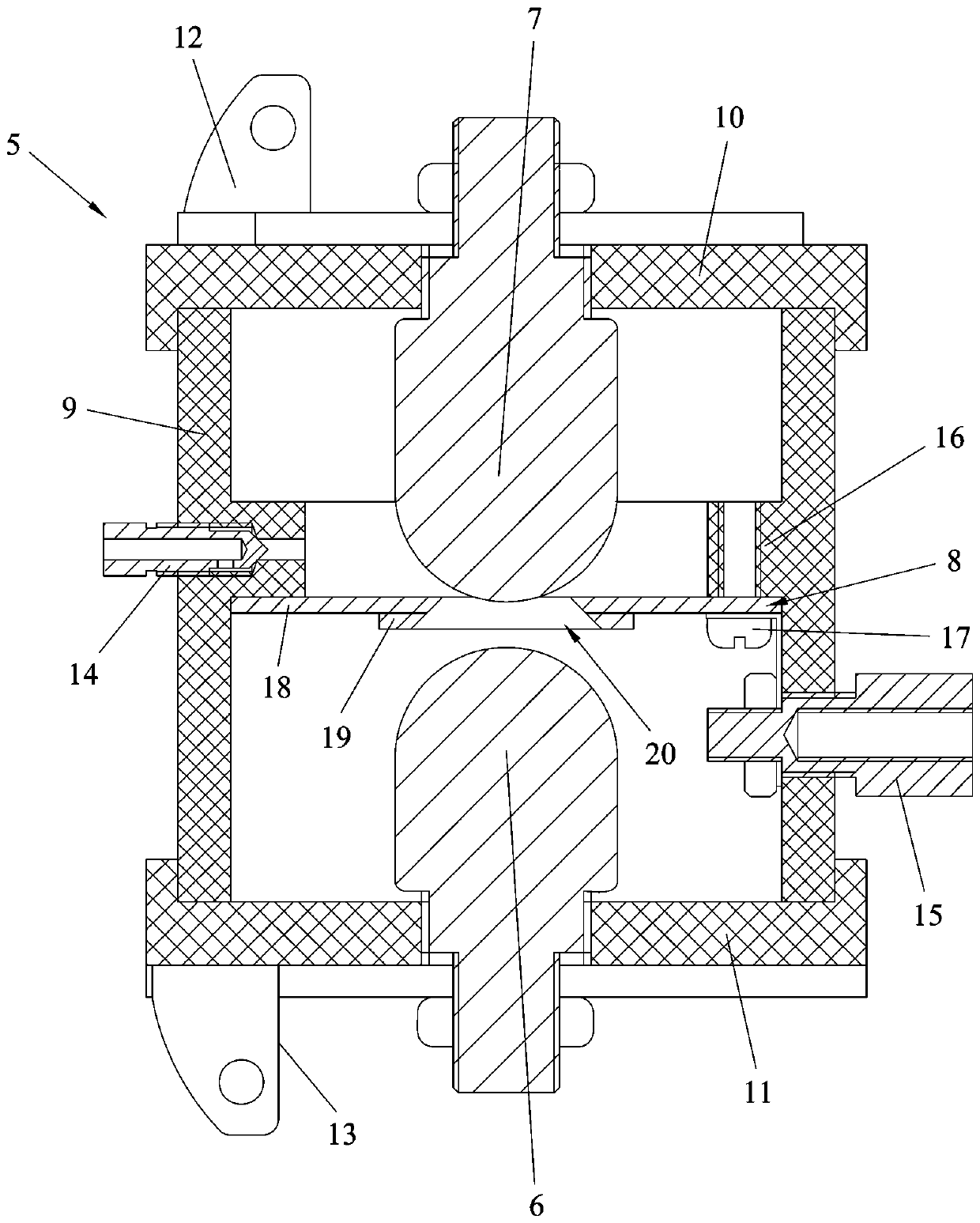 High voltage switch and shock wave lithotripter and shock wave therapy apparatus using it