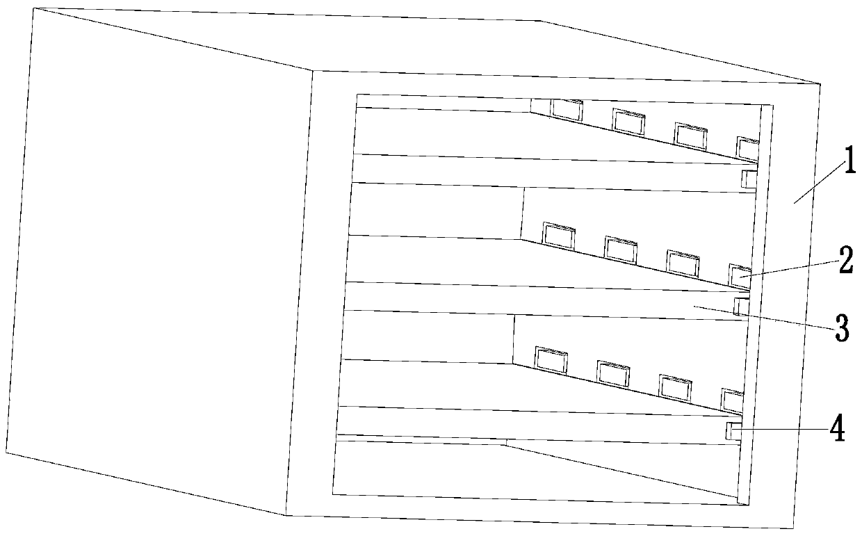 Adjustable article isolation refrigerated transport carriage