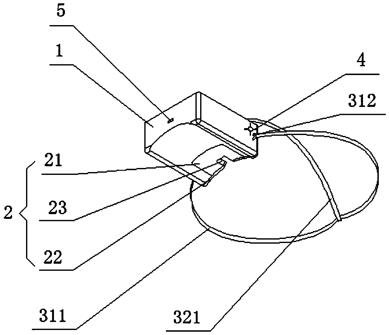 Atomization device used for auxiliary treatment of ocular surface diseases