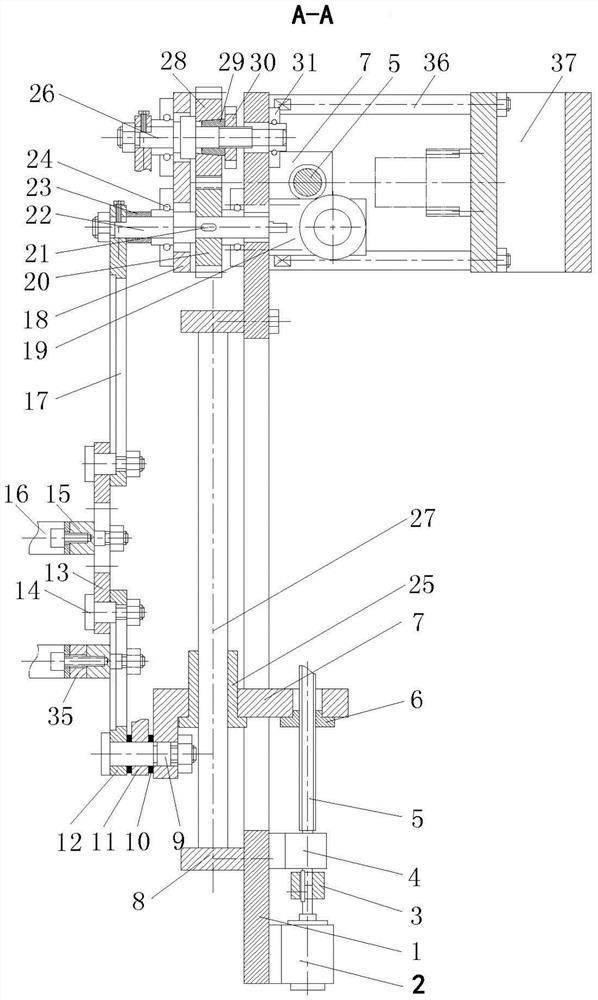 A four-point-to-central motion parallel mechanism palm manipulator capable of hooking and pinching