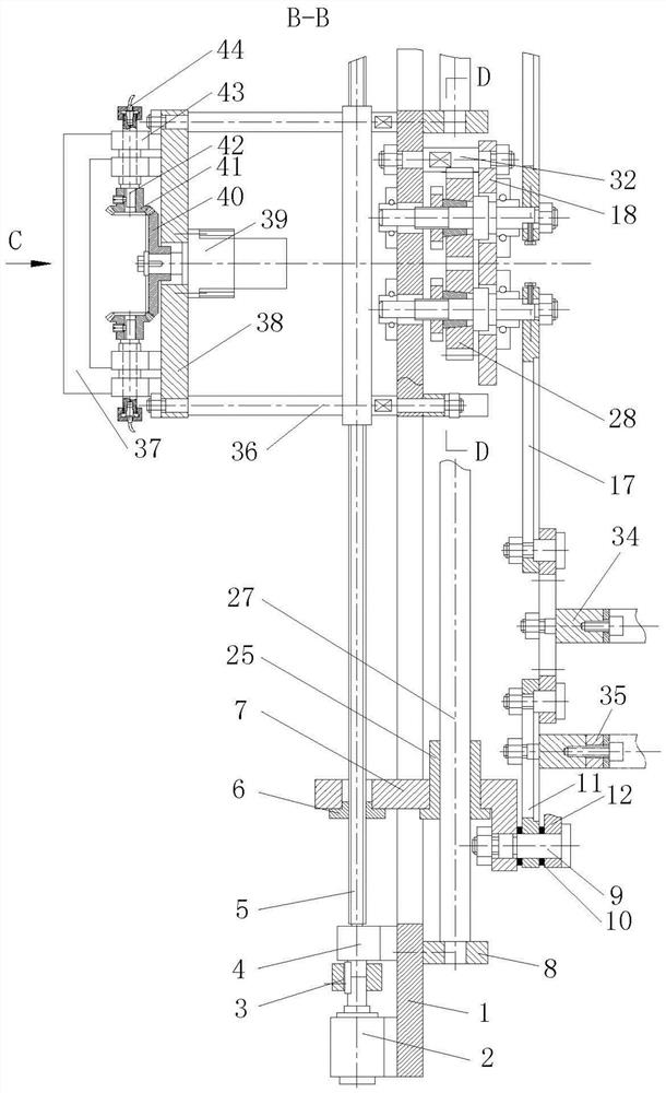 A four-point-to-central motion parallel mechanism palm manipulator capable of hooking and pinching