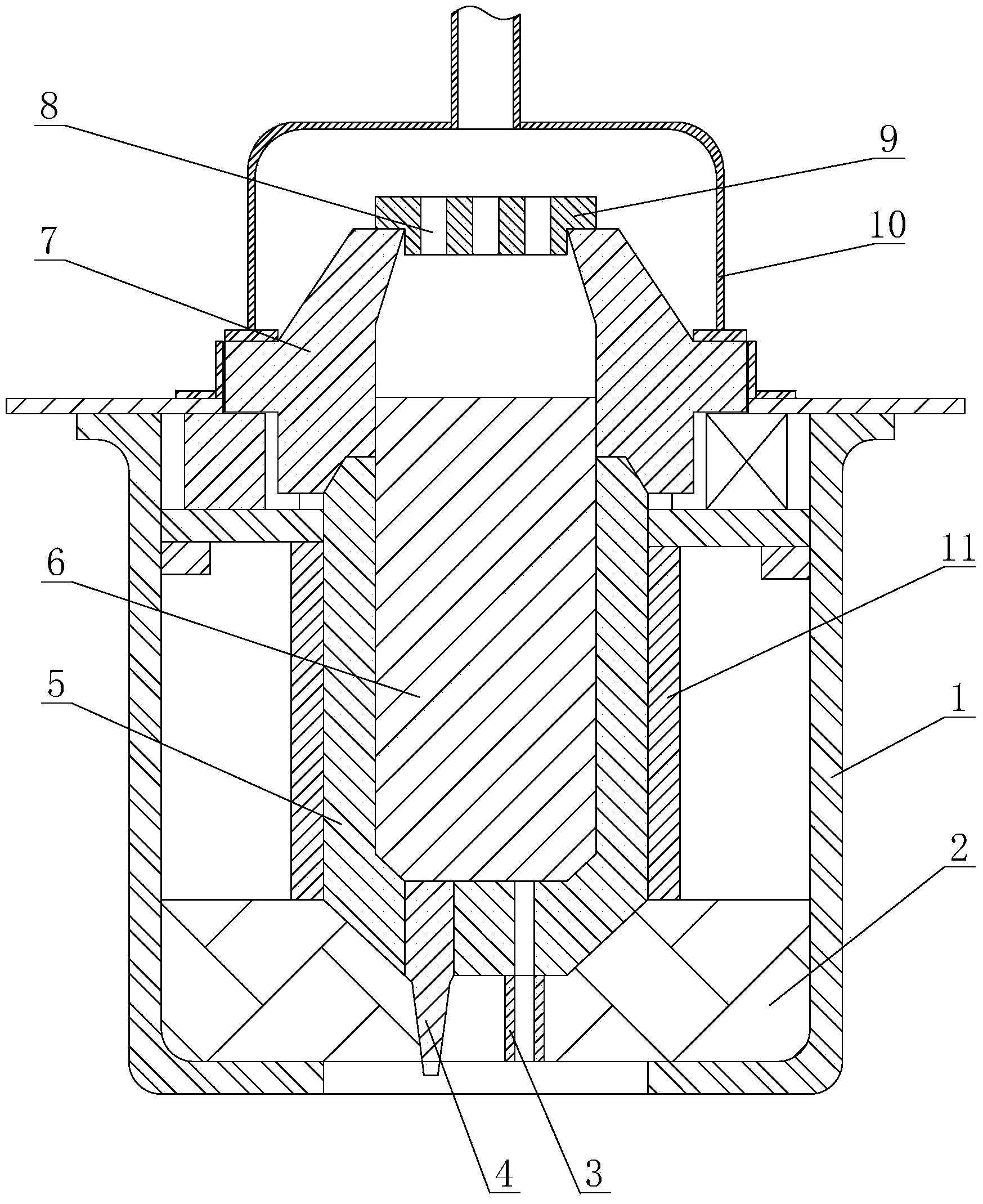 Medium-frequency induction furnace