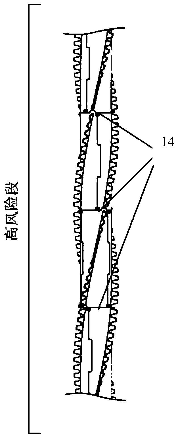 Distance-variable arrangement method for marine riser vibration suppression devices