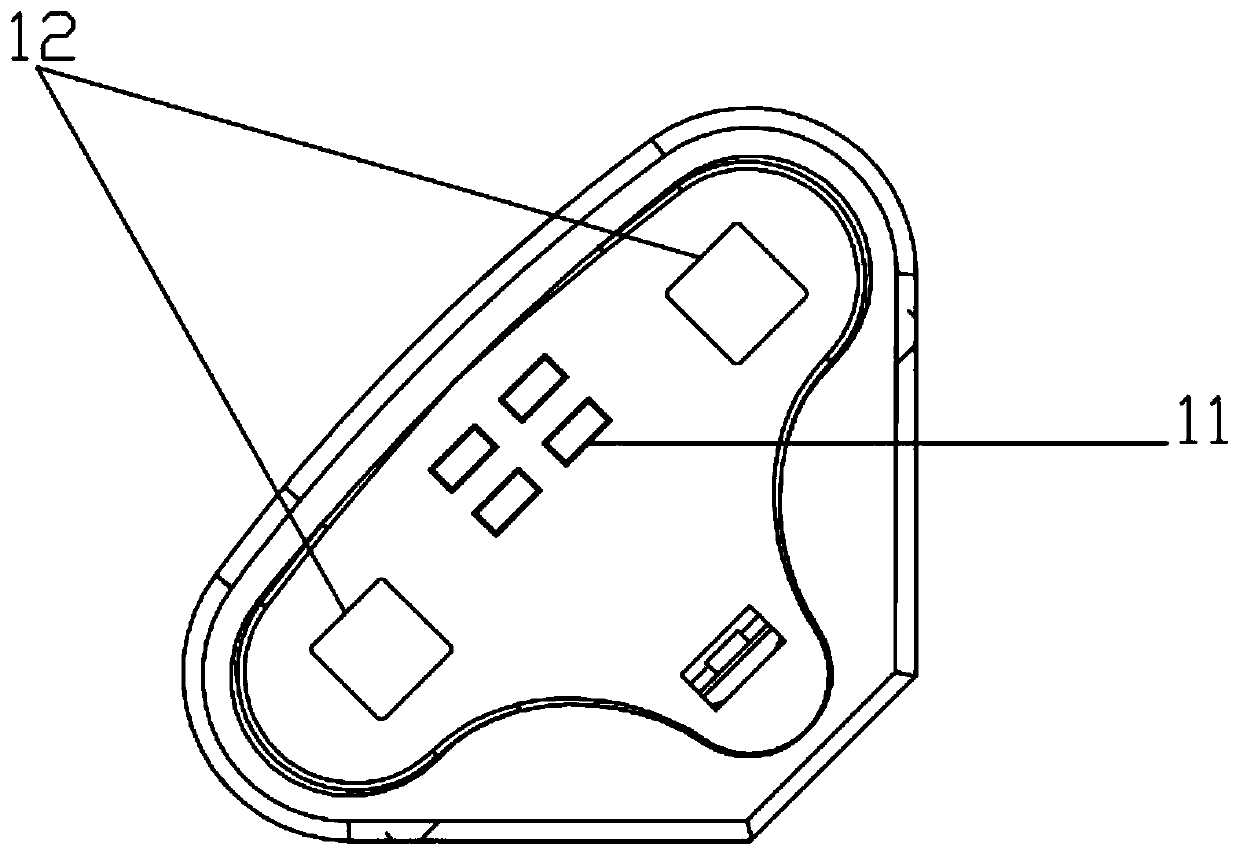 A socket structure for a desk