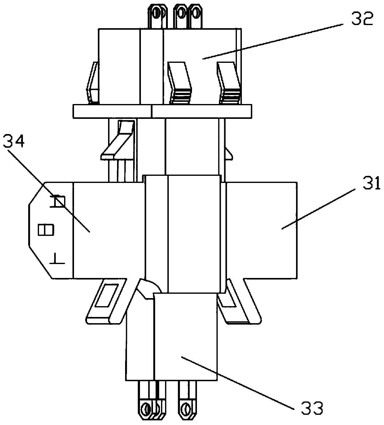 A socket structure for a desk