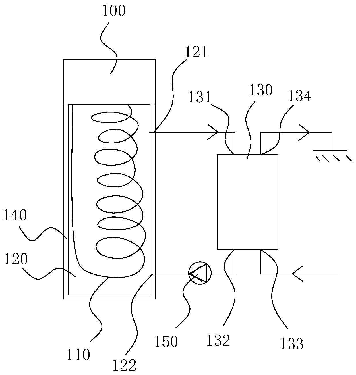 Novel heat-pump water heater