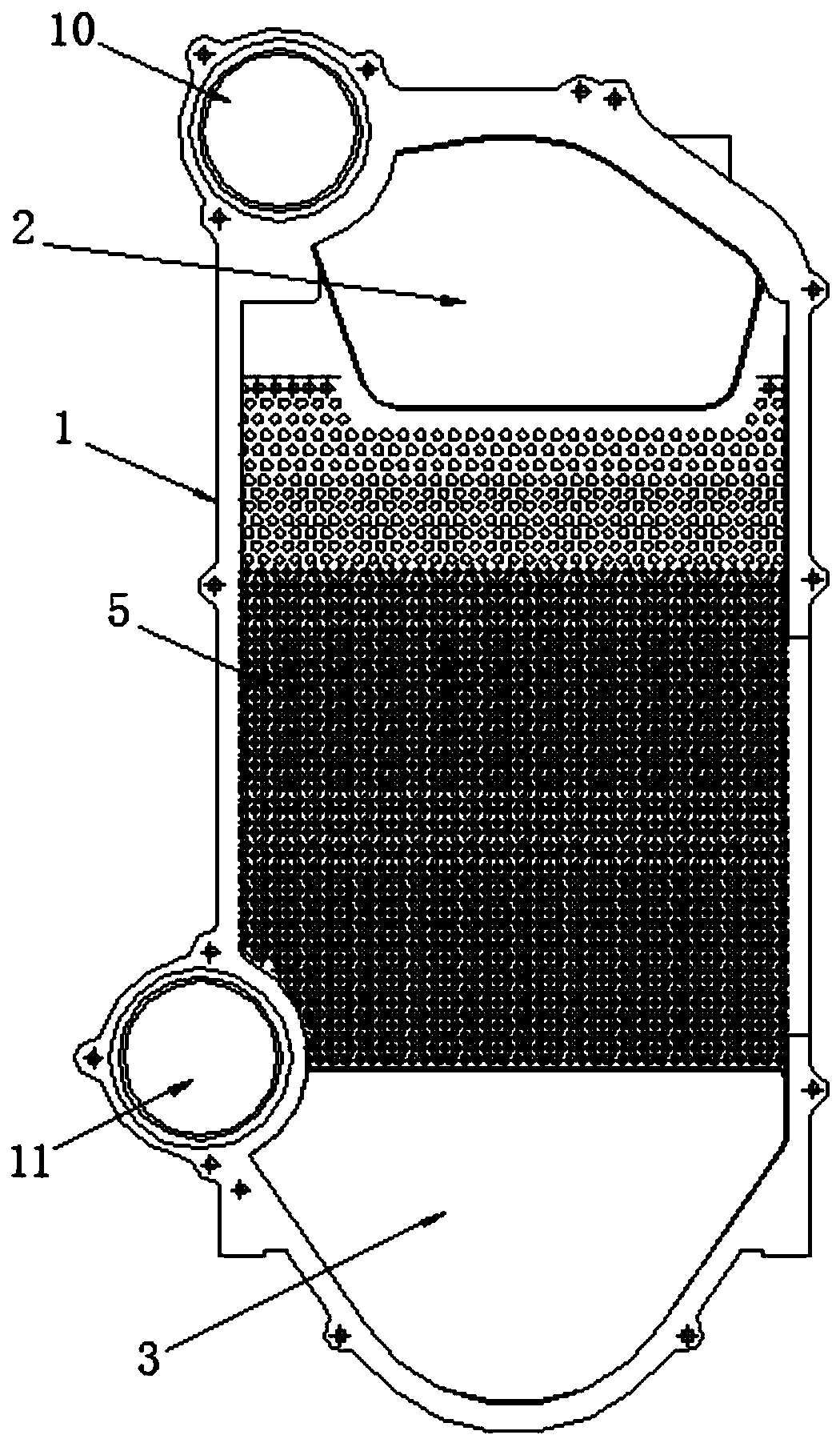 Condensing type gas-fired boiler heat exchanger, alloy for heat exchanger and boiler