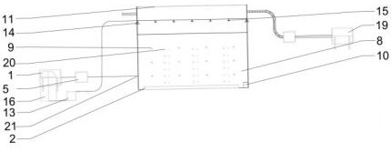 Test system for simulating all-weather influence of vegetation on water, gas, heat and force coupling migration of unsaturated soil covering layer or side slope