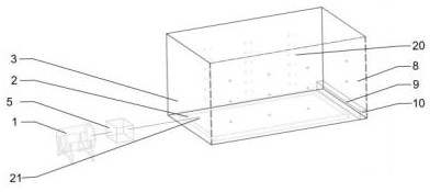 Test system for simulating all-weather influence of vegetation on water, gas, heat and force coupling migration of unsaturated soil covering layer or side slope