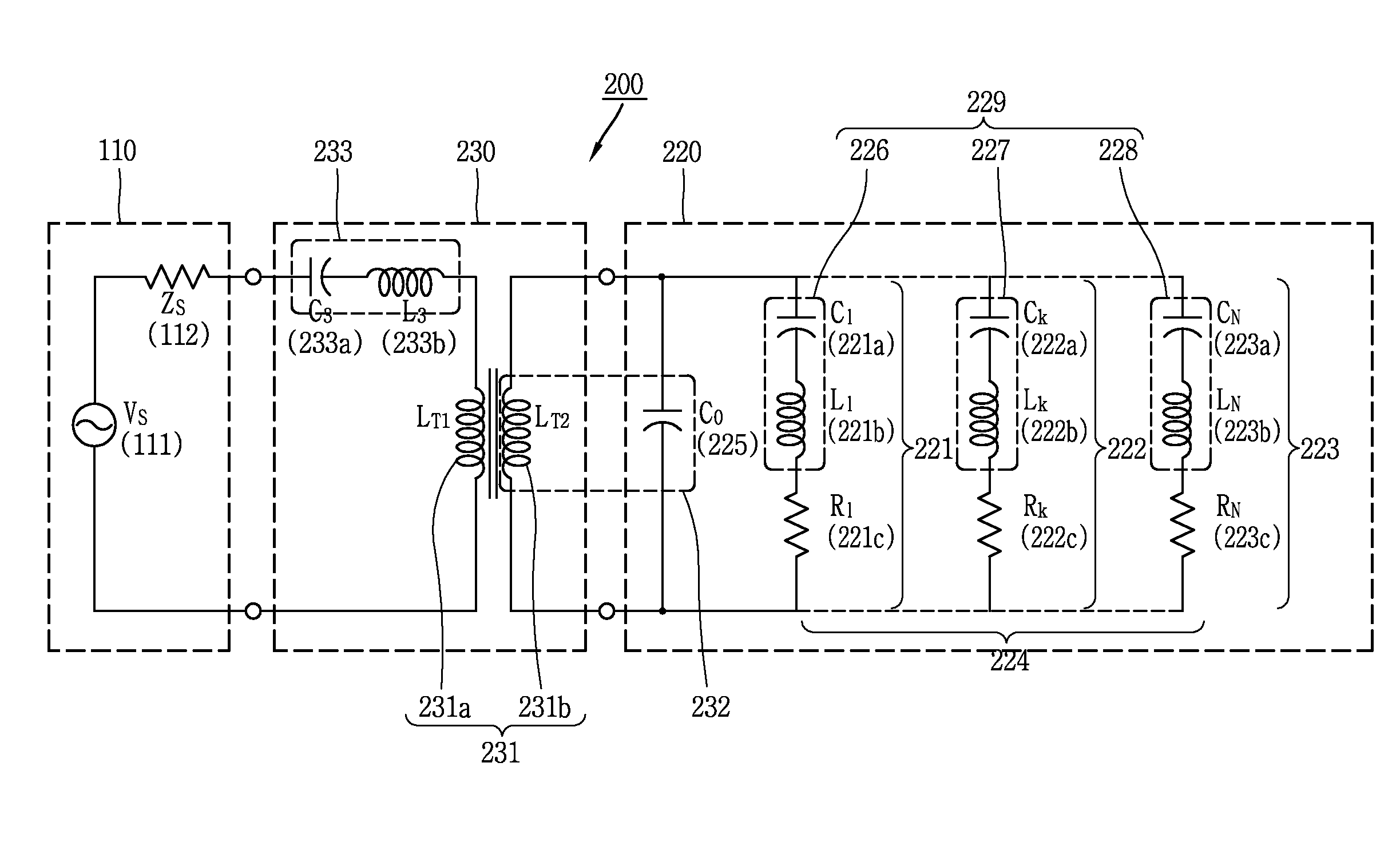 Sonar system and impedance matching method thereof