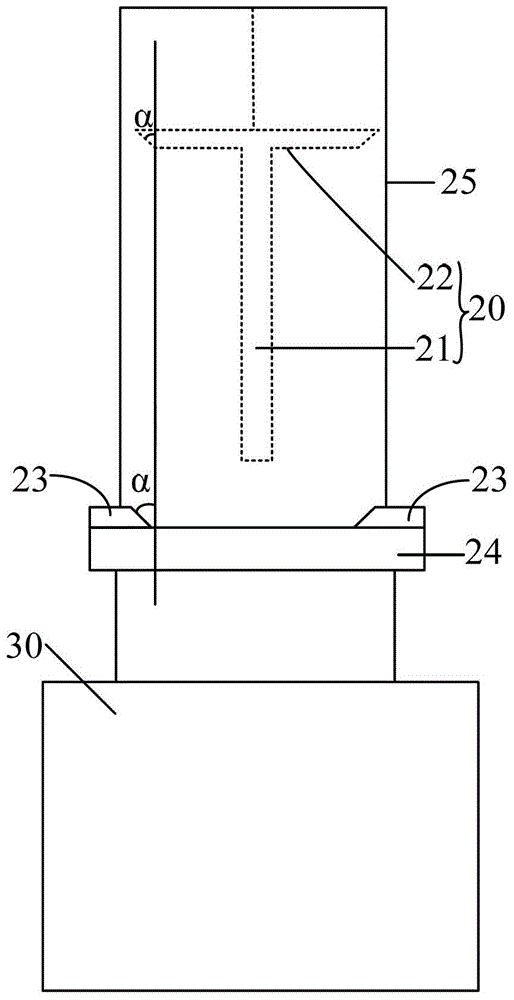 Electrode and molten salt electrolysis device