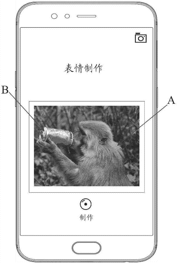 Emoji package making method, device, storage medium and electronic device