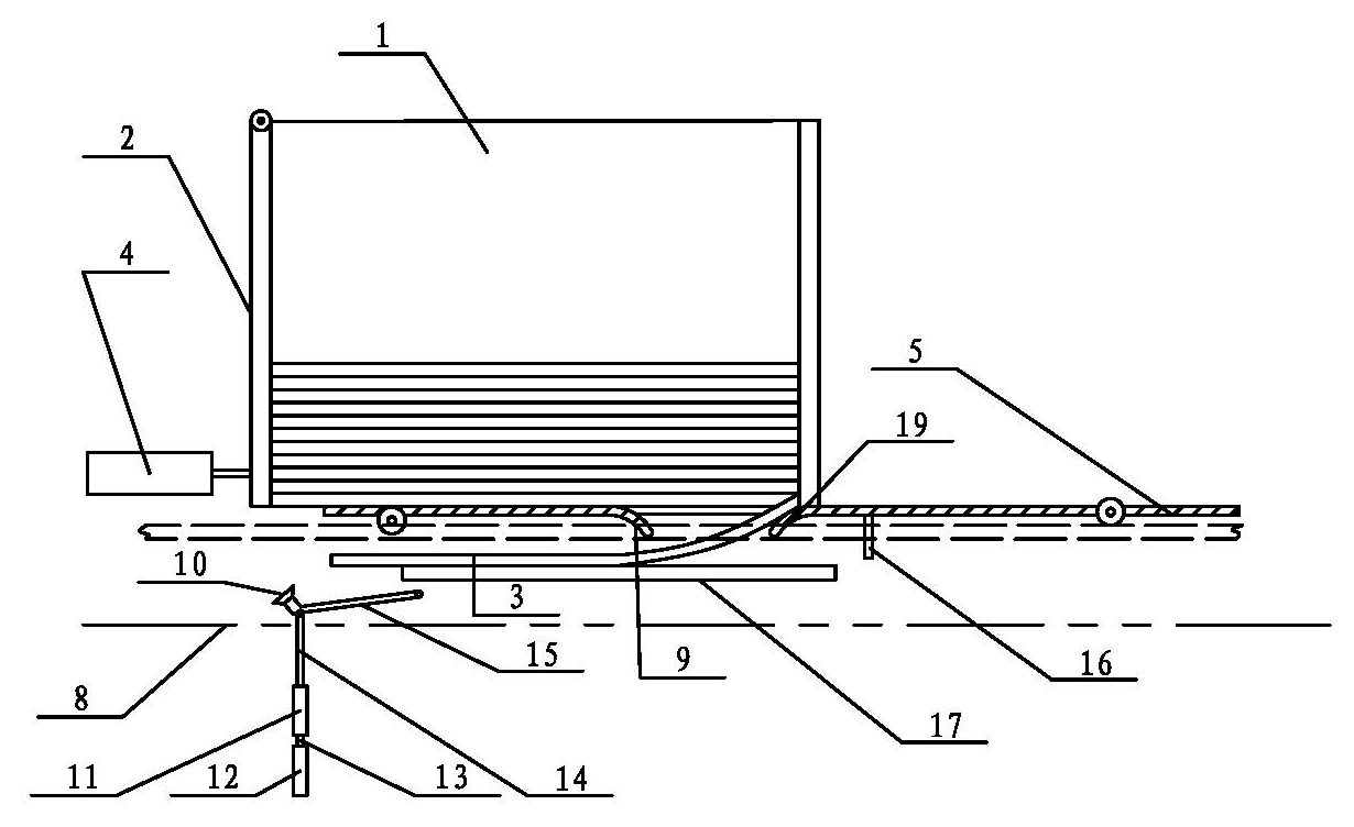 Method and device for separately taking out carton for packaging ceramic tiles