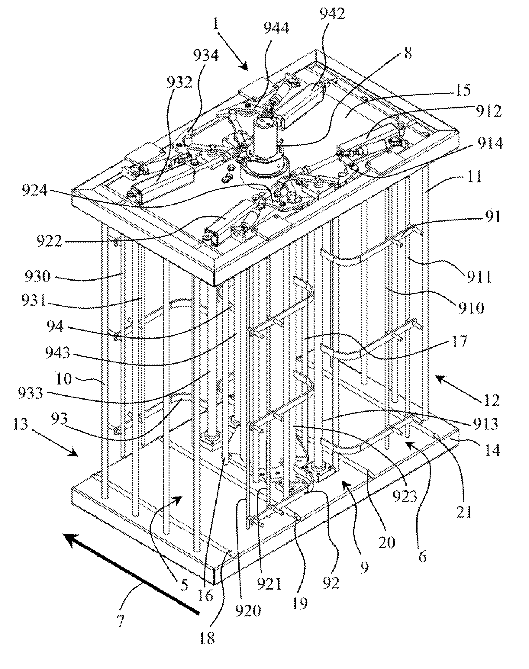 Container drying device