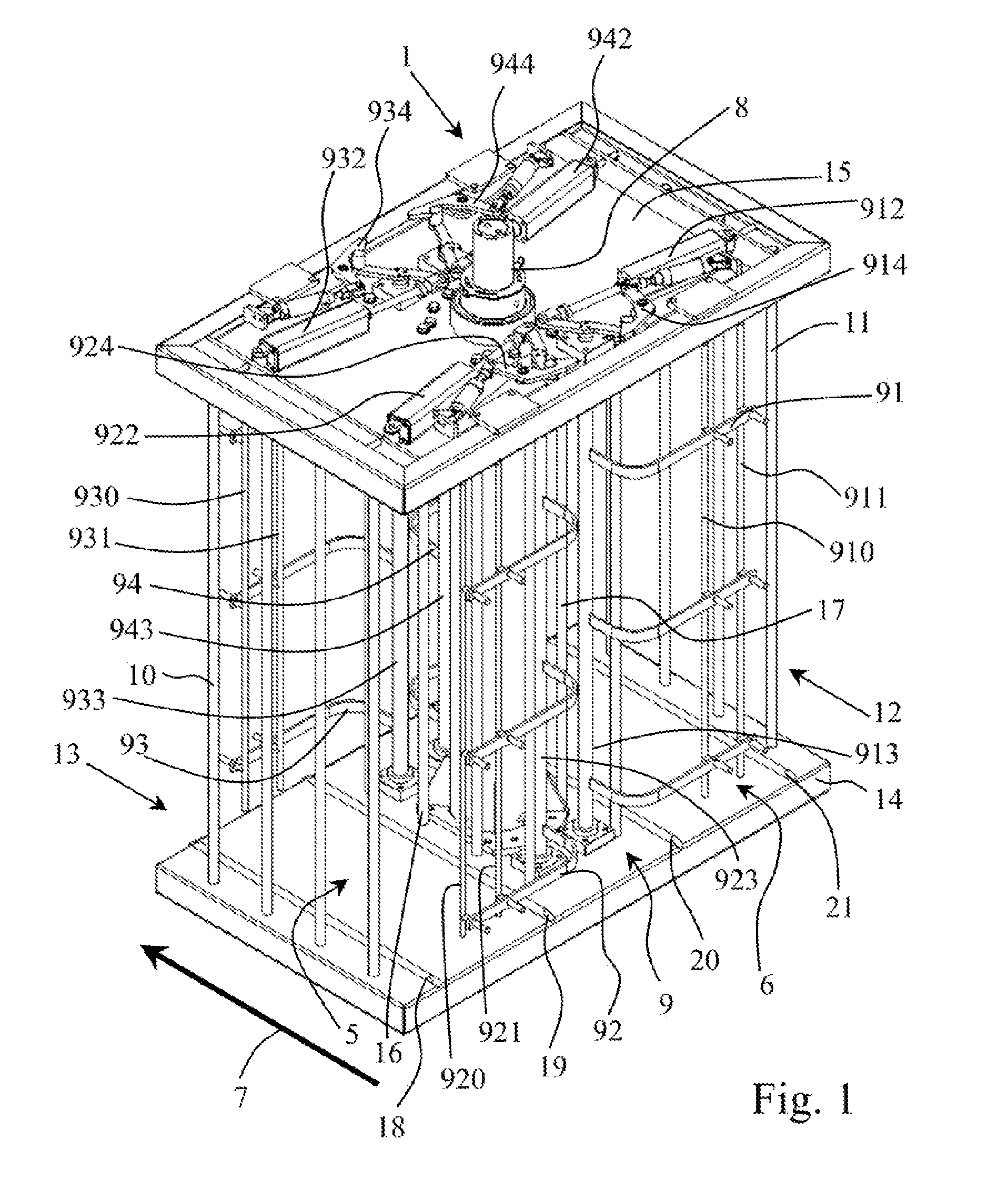 Container drying device