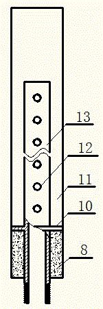 Surrounding rock high-pressure gas multi-stage pre-splitting grouting reconstruction method and reconstruction device of deep soft rock roadway