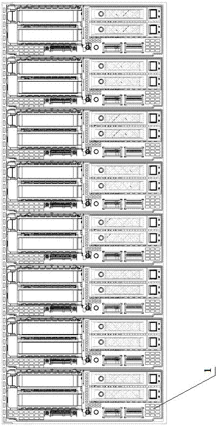 High-density server based on fusion extension framework