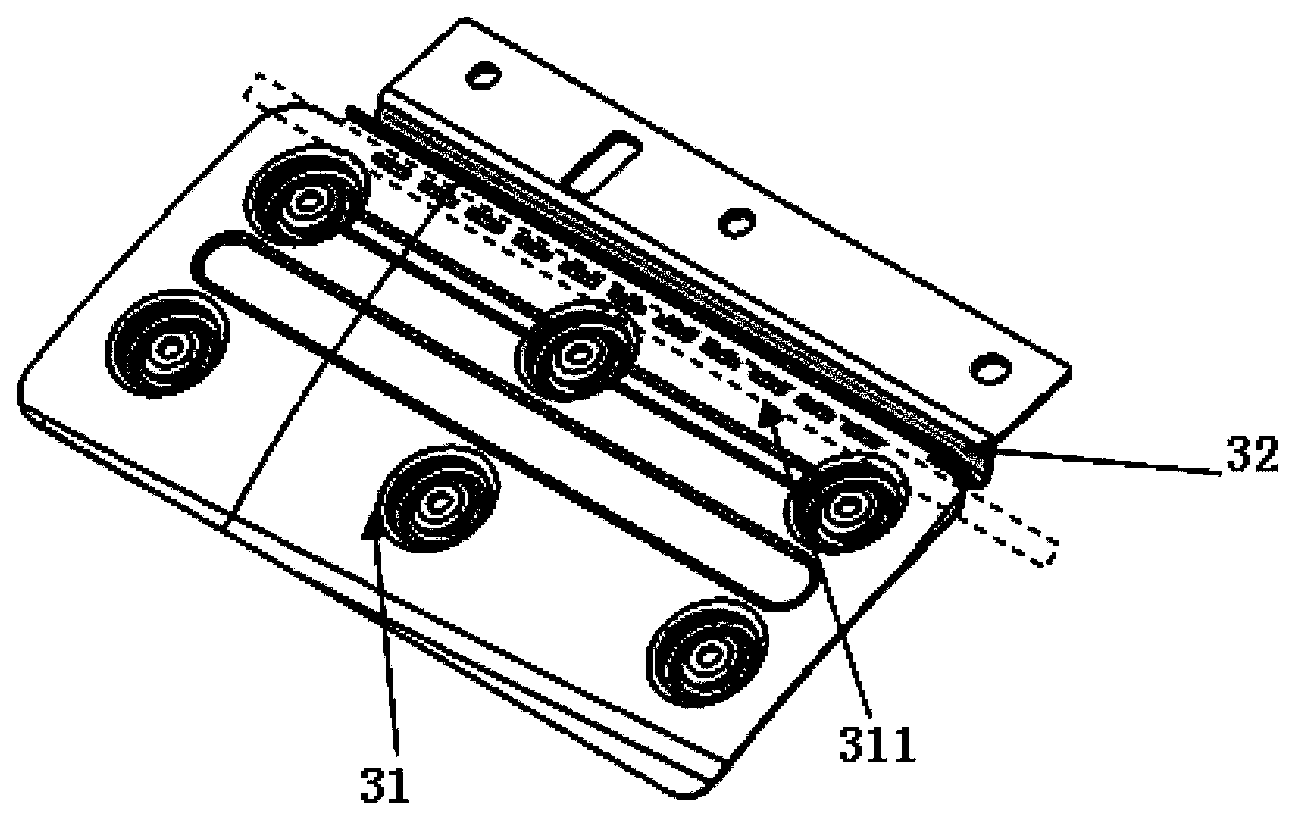 Metal air bag door system