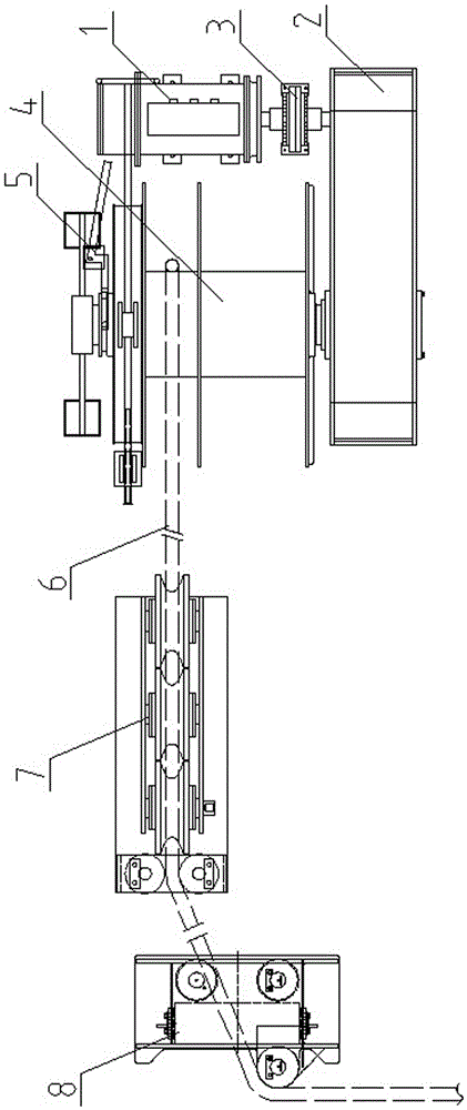 Marine constant-tension winch