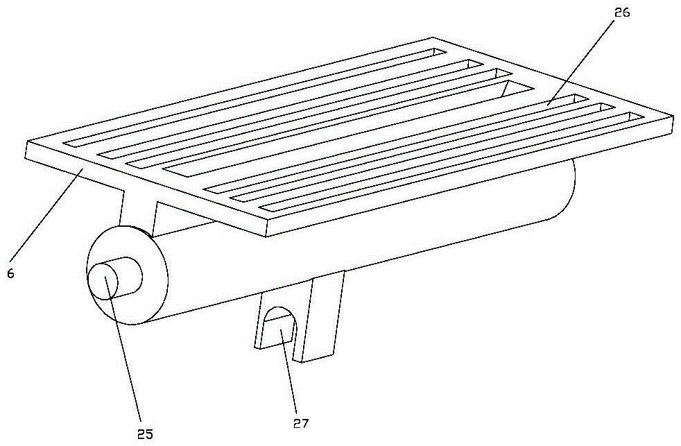 Grain screening device