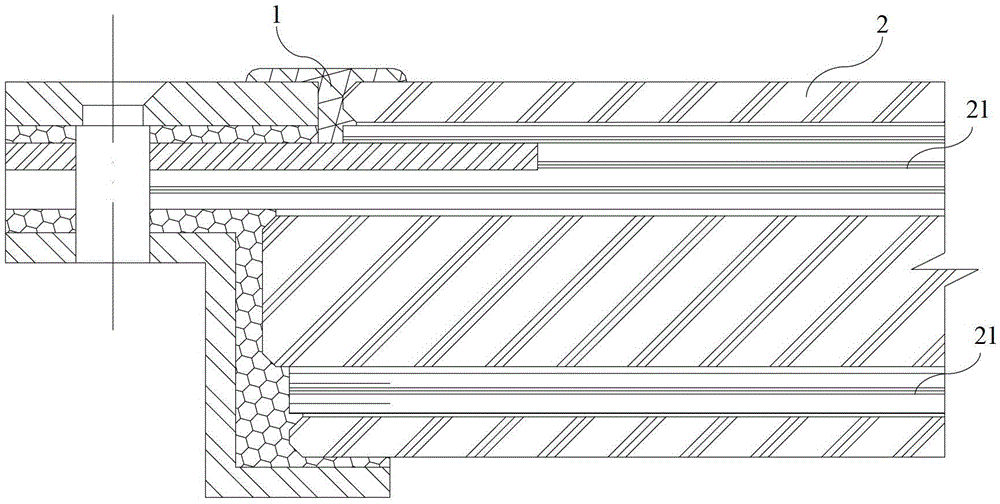 Fastening structure and fastening method of transparent parts of civil aviation aircraft window