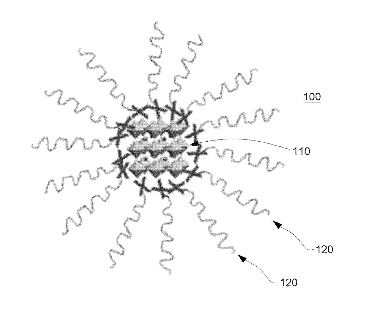 Perovskite nanocrystal particle light emitting body with core-shell structure, method for fabricating same, and light emitting element using same