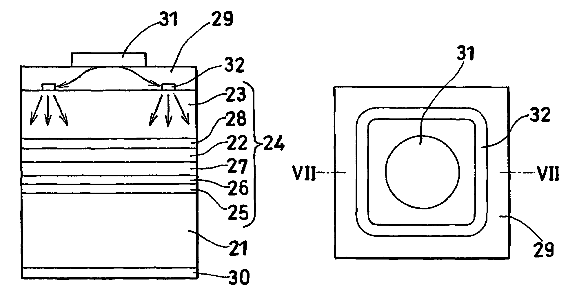 Light-emitting diode device and production method thereof