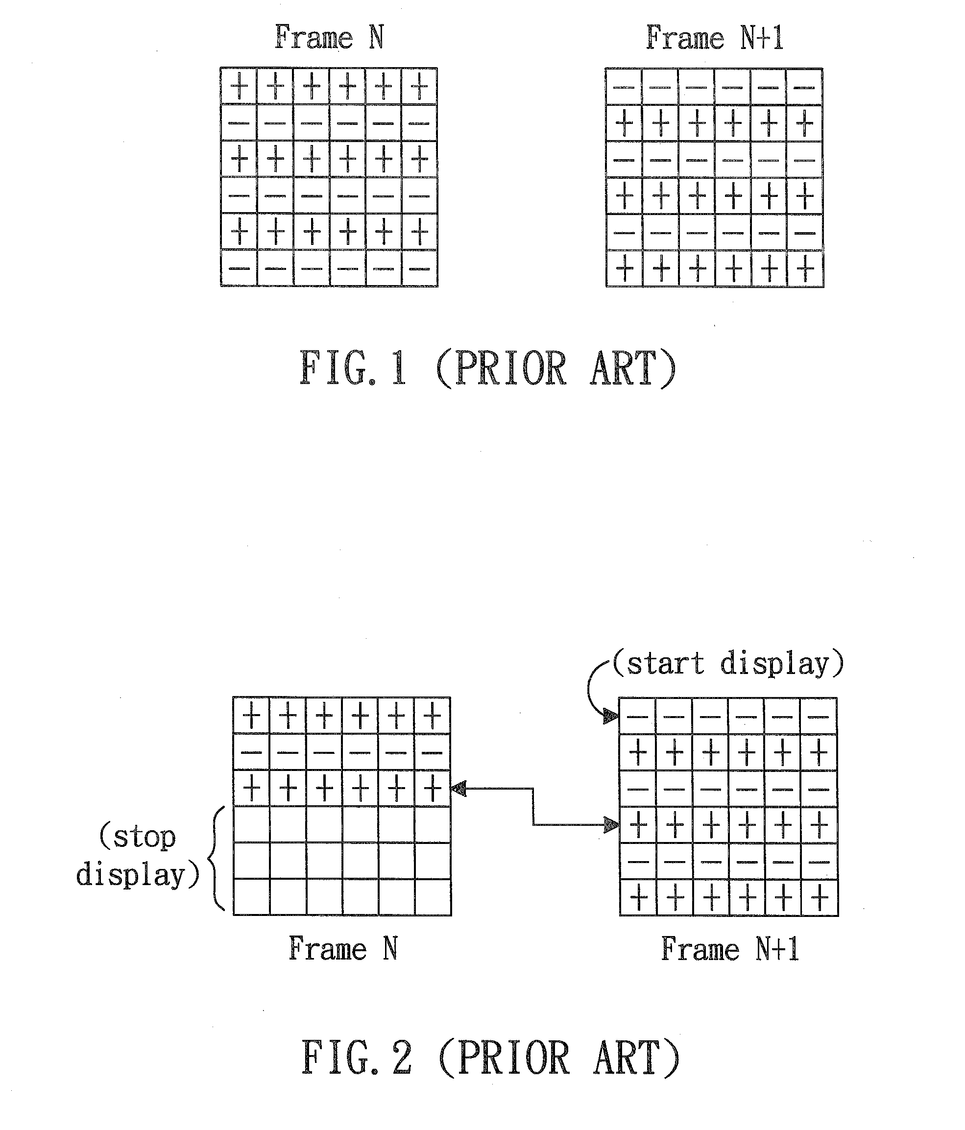 Method and system of controlling halt and resume of scanning an LCD