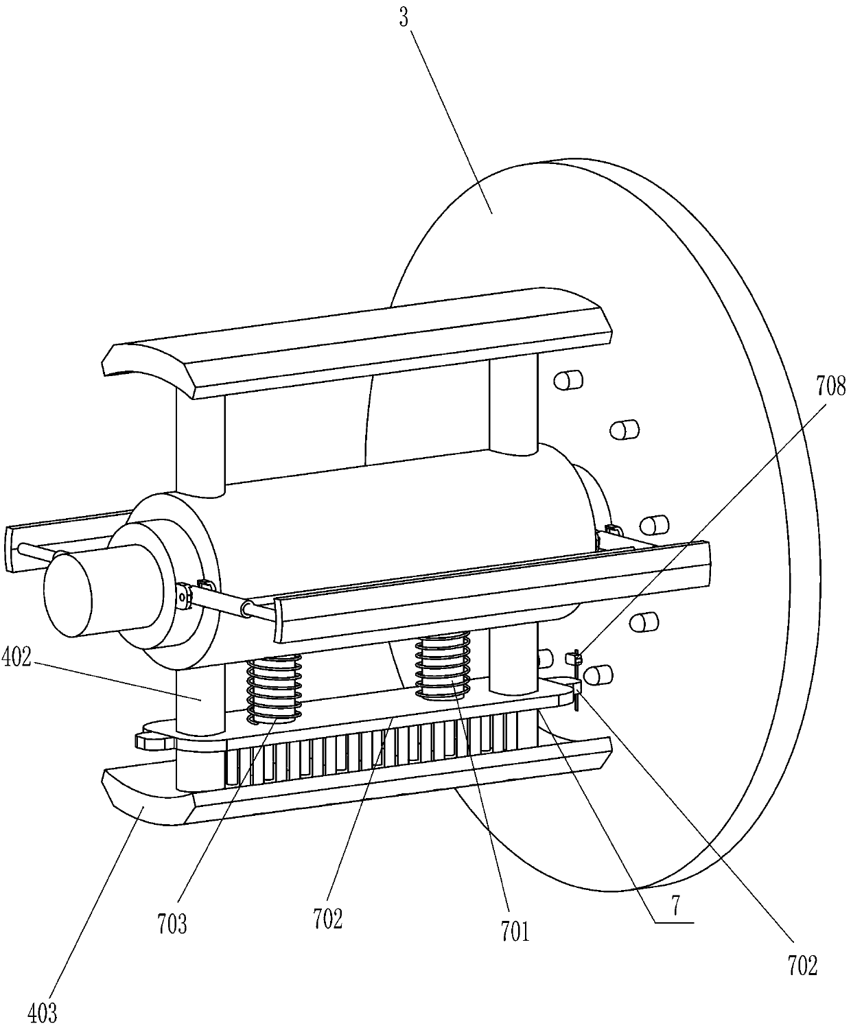 Herbal medicine grinding equipment with cleaning function