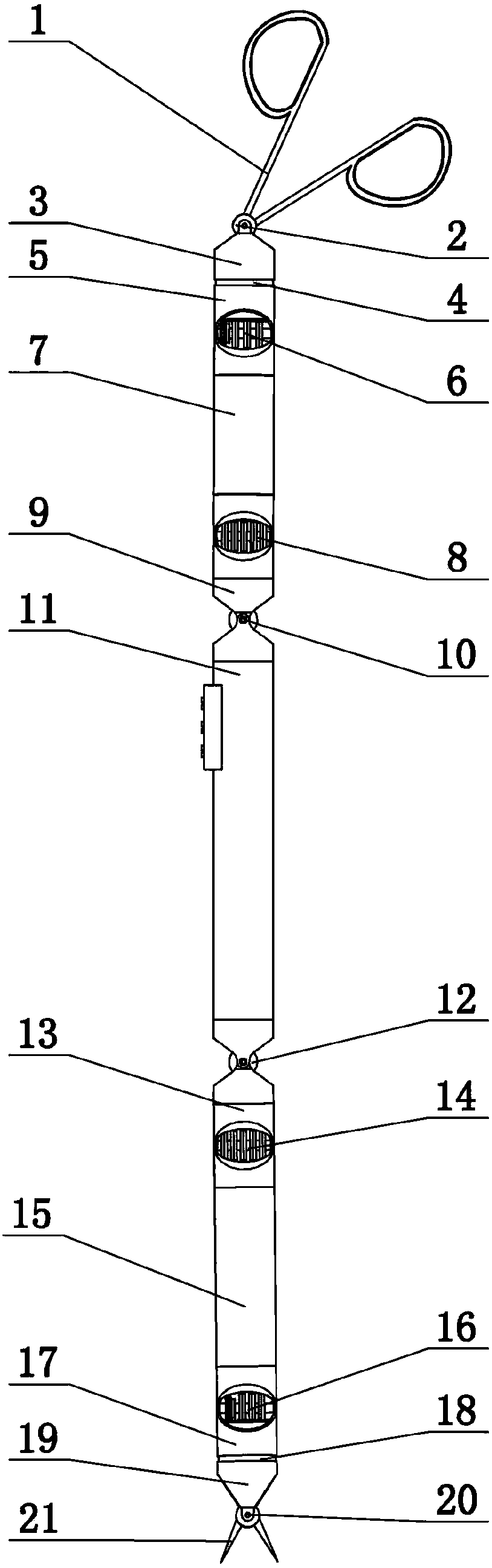 A minimally invasive surgical tool for a novel minimally invasive surgical robot system