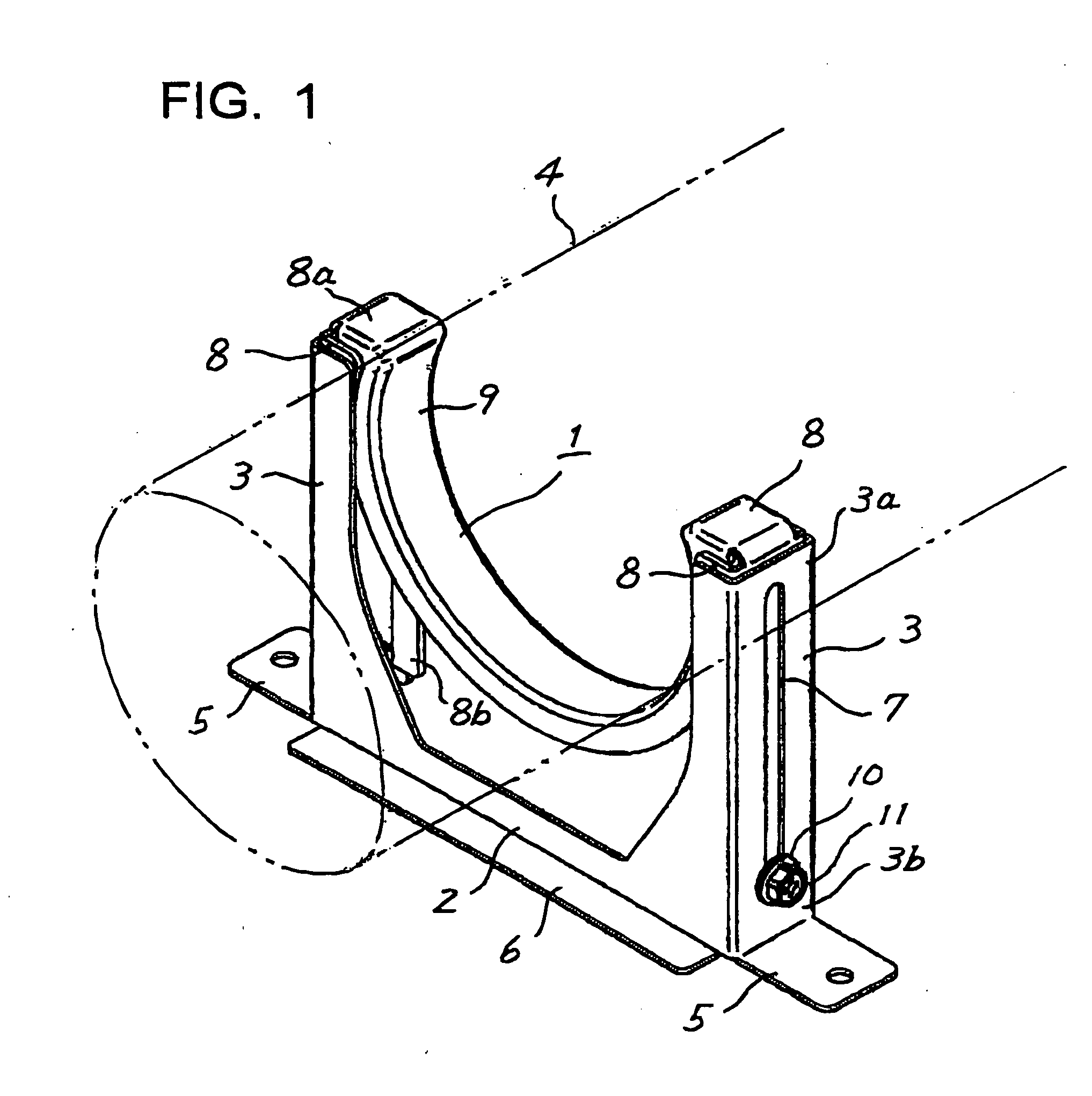 Vertically adjustable pipe support apparatus