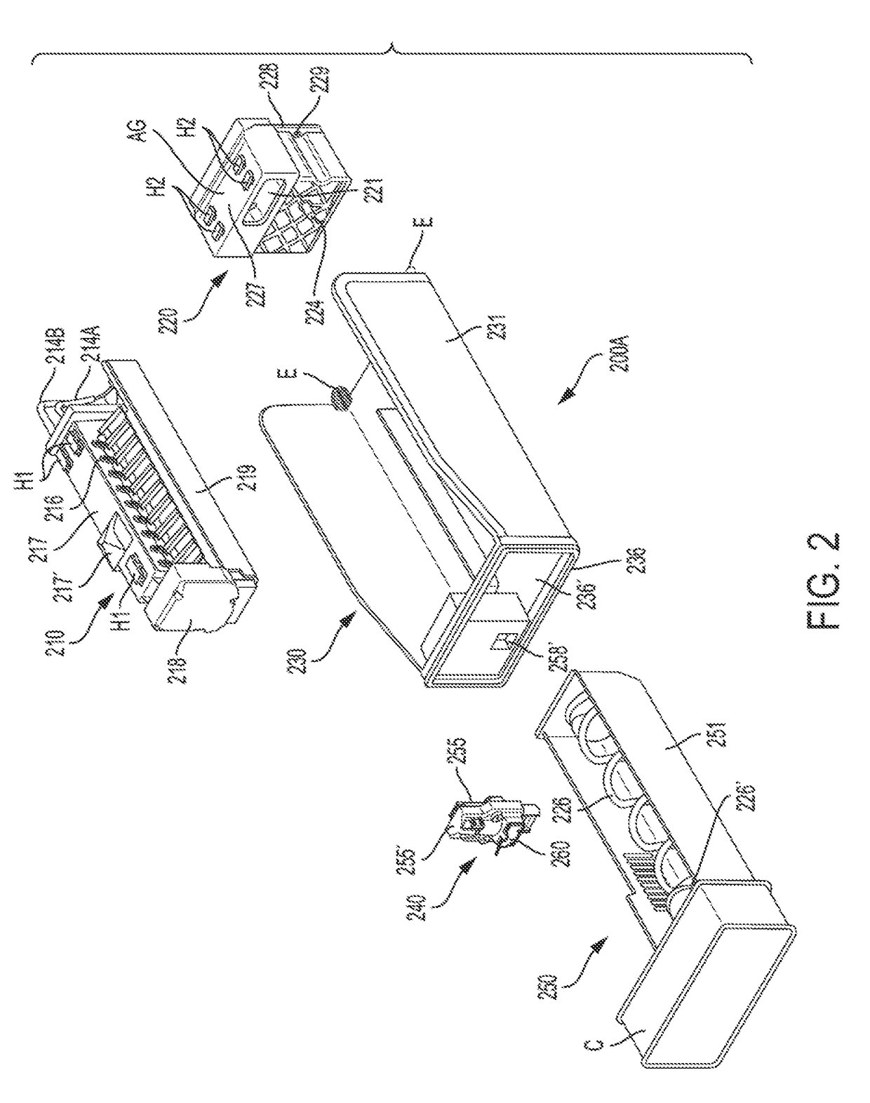 Compact ice making system for slimline ice compartment