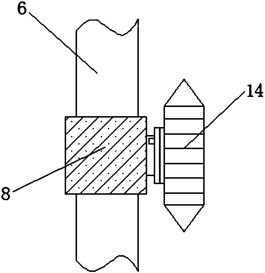 Efficient damping device for mechanical equipment