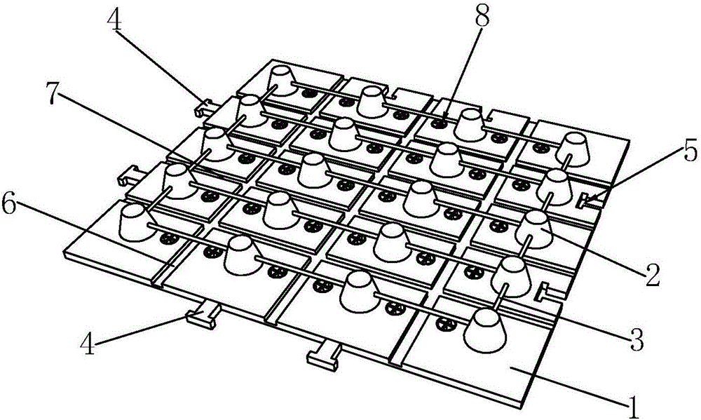 Drain board used for reclaimed coastal region treatment and construction method