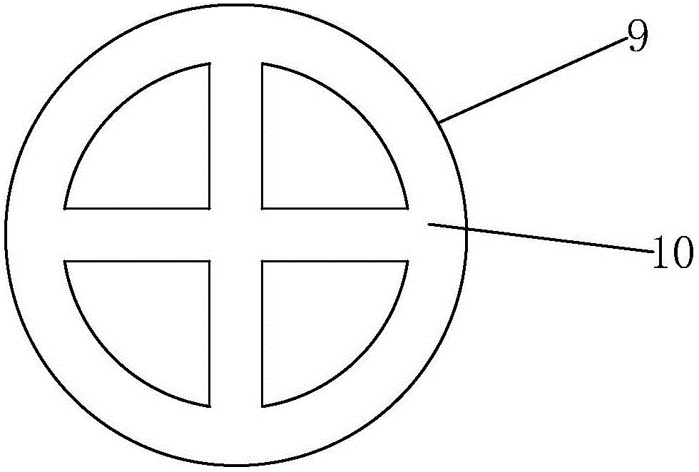 Drain board used for reclaimed coastal region treatment and construction method